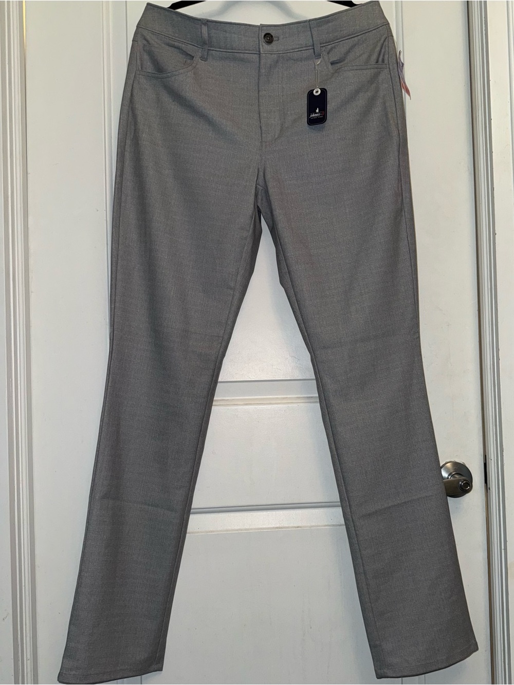 johnnie-O "Santa Barbara" Premium Performance Pants in Slate Gray 32x34  - NWT